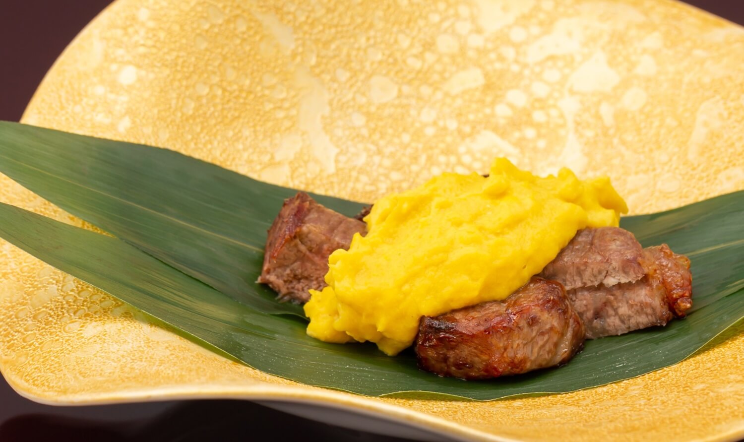京都牛のステーキ